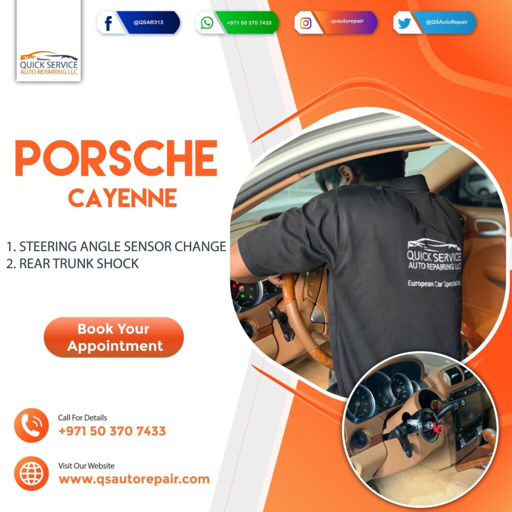 Porsche Cayenne Steering Angle Sensor Change