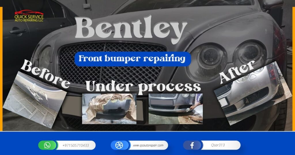 Bentley Front Bumper Repairing