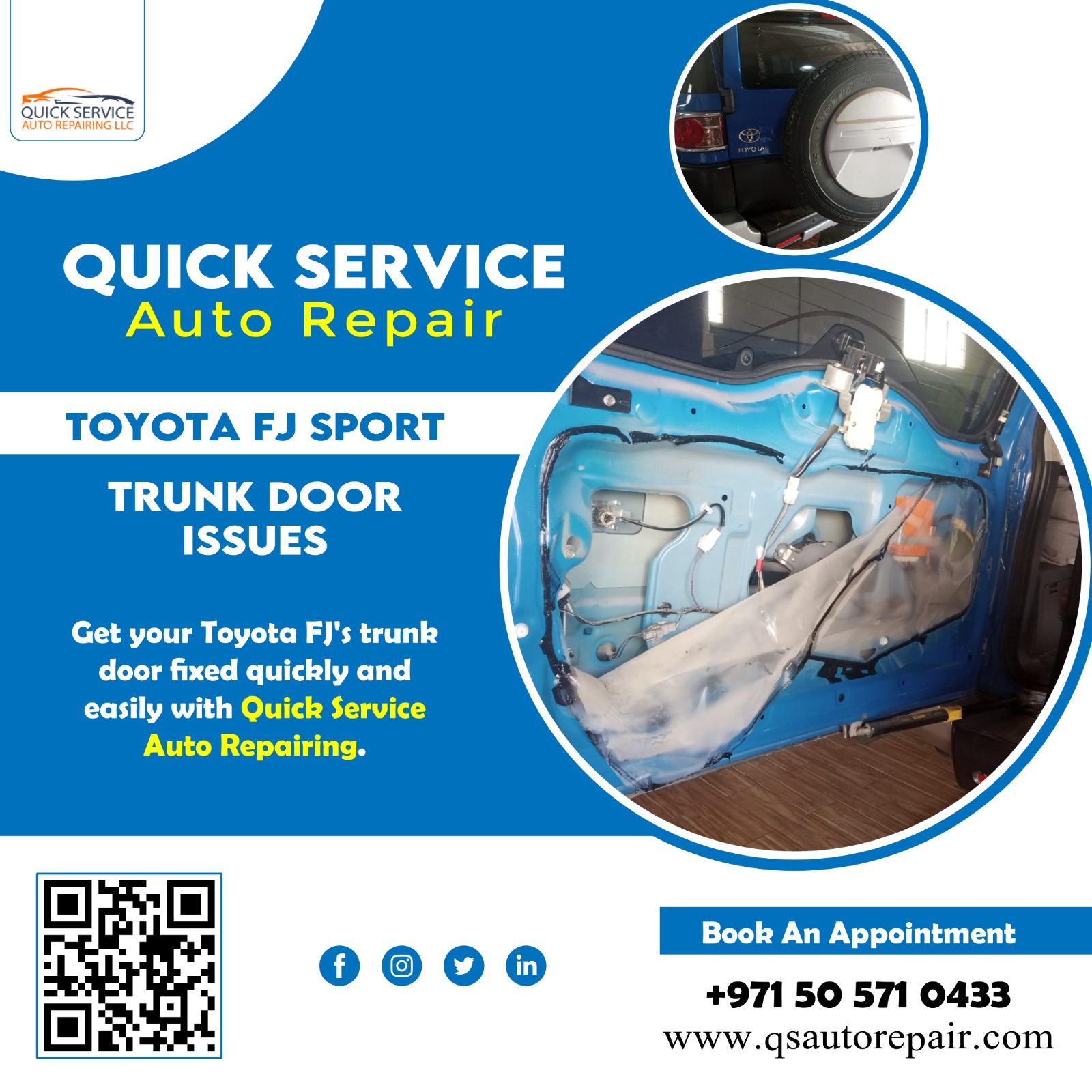 Toyota FJ Sport Trunk Door Issues